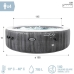 Ilmatäytteinen spa Intex Purespa Greywood Deluxe 28440EX 220-240 V 4 paikkaa 1741 l/h