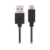 USB A - USB C Kábel NANOCABLE 10.01.210 Fekete