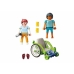 Playset Playmobil City Life Patient in Wheelchair 20 Kappaletta