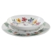 Set Posode DKD Home Decor Bela Pisana Porcelan Tropical 18 Kosi