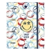 Raccoglitore ad anelli Smiley 512090666 Multicolore (27 x 32 x 3.5 cm)