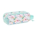 Trousse Fourre-Tout Double Peppa Pig Cosy corner Bleu clair (21 x 8 x 6 cm)