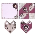 Set di Cancelleria Gorjuss Ruby wild Multicolore Origami