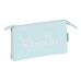 Triple Carry-all Benetton Fantasy Sky blue (22 x 12 x 3 cm)