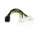 Cable de Alimentación Startech LP4PCIEX8ADP        