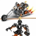 Playset Lego Marvel 76245 The robot and motorcycle of Ghost Rider Bunt + 7 Jahre 264 piezas