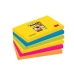 Haftnotizen Post-it  SUPER STICKY 7,6 X 12,7 cm Bunt (76 x 127 mm) (6 Stück)