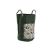 Tas Home ESPRIT Wit Groen Katoen 40 x 40 x 60 cm