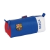 Estuche Escolar F.C. Barcelona Azul Granate 21 x 8 x 7 cm