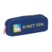 Astuccio Scuola Benetton Cool Blu Marino 18.5 x 7.5 x 5.5 cm