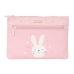 Astuccio Scuola Safta Bunny Coniglio Rosa 23 x 16 x 3 cm