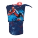 Astuccio Portapenne Spider-Man Neon Blu Marino 8 x 19 x 6 cm