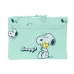 Mokyklinis dėklas Snoopy Groovy Žalia 23 x 16 x 3 cm