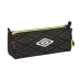 Astuccio Scuola Umbro Lima Nero 21 x 8 x 7 cm