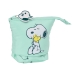 Astuccio Portapenne Snoopy Groovy Verde 8 x 19 x 6 cm