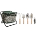 Kit de ferramentas de jardinagem Home ESPRIT 7 Peças Branco Verde 40 x 28 x 35 cm