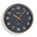 Zegar Ścienny Versa Szary Plastikowy Kwarc 4,3 x 30 x 30 cm