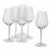 Jeu de verres à vin Alpina Transparent 370 ml (6 Unités)