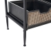 Ingresso con Cassetti BRICK Appendiabiti Marrone Nero Ferro 111 x 37 x 185 cm