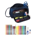 Astuccio per la Scuola con Accessori Batman Legendary Blu Marino 20 x 11 x 8.5 cm (32 Pezzi)