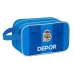 Skoletoilettaske R. C. Deportivo de La Coruña Blå Sportslig 26 x 15 x 12.5 cm