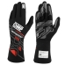 Men's Driving Gloves OMP SPORT Melns/Sarkans XL