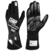 Men's Driving Gloves OMP SPORT Juoda / balta S