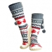 Calcetines Glovii GOB Calefactables Rojo Gris