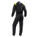 Race jumpsuit OMP FIRST-S Zwart/Geel 44