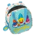 Thermische Snacktas Baby Shark Surfing Blauw Wit 19 x 22 x 14 cm