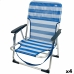 Paplūdimio kėdė Aktive Sulankstomas Mėlyna 44 x 72 x 35 cm (4 vnt.)