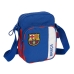 Bolso Bandolera F.C. Barcelona Azul Granate 16 x 22 x 6 cm