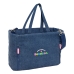 Handtas Benetton Denim Blauw 40 x 31 x 17 cm