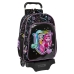 Mochila Escolar com Rodas Monster High Preto 33 x 42 x 14 cm