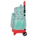 Mochila Escolar com Rodas Hello Kitty Sea lovers Turquesa 33 X 45 X 22 cm