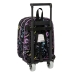 Mochila Escolar con Ruedas Monster High Negro 22 x 27 x 10 cm