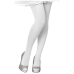 Collants de déguisement Blanc Taille unique