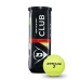 tenisa bumbiņas D TB CLUB AC 3 PET Dunlop 601334 Dzeltens