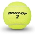 Balles de Tennis D TB CLUB AC 3 PET Dunlop 601334 3 Pièces (Caoutchouc)