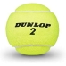 Tennisepallid D TB CLUB AC 3 PET Dunlop 601334 3 Tükid, osad (Naturaalne kumm)