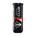 Balles de Tennis D TB CLUB AC 3 PET Dunlop 601334 Jaune