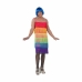 Vestito Rainbow My Other Me Taglia unica