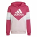 Camisola com Capuz Menina Adidas Colorblock