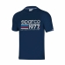 T-Shirt met Korte Mouwen Sparco S01329BM4XL Marineblauw