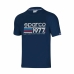 T-shirt med kortärm Sparco S01329BM3L Marinblå