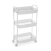 Carro de Cocina Versa Blanco 30 x 76 x 46 cm Hierro