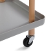 Carrito Verdulero Versa Gris 36 x 85 x 53,5 cm Metal Polipropileno