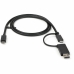 Cabo USB-C para USB Startech USBCCADP Preto Multicolor 1 m