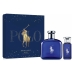 Sett herre parfyme Ralph Lauren Polo Blue EDT 2 Deler