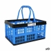 Opvouwbare doos met handvatten Tontarelli Voilà Blauw 16 L 39 x 25,5 x 21 cm (10 Stuks)